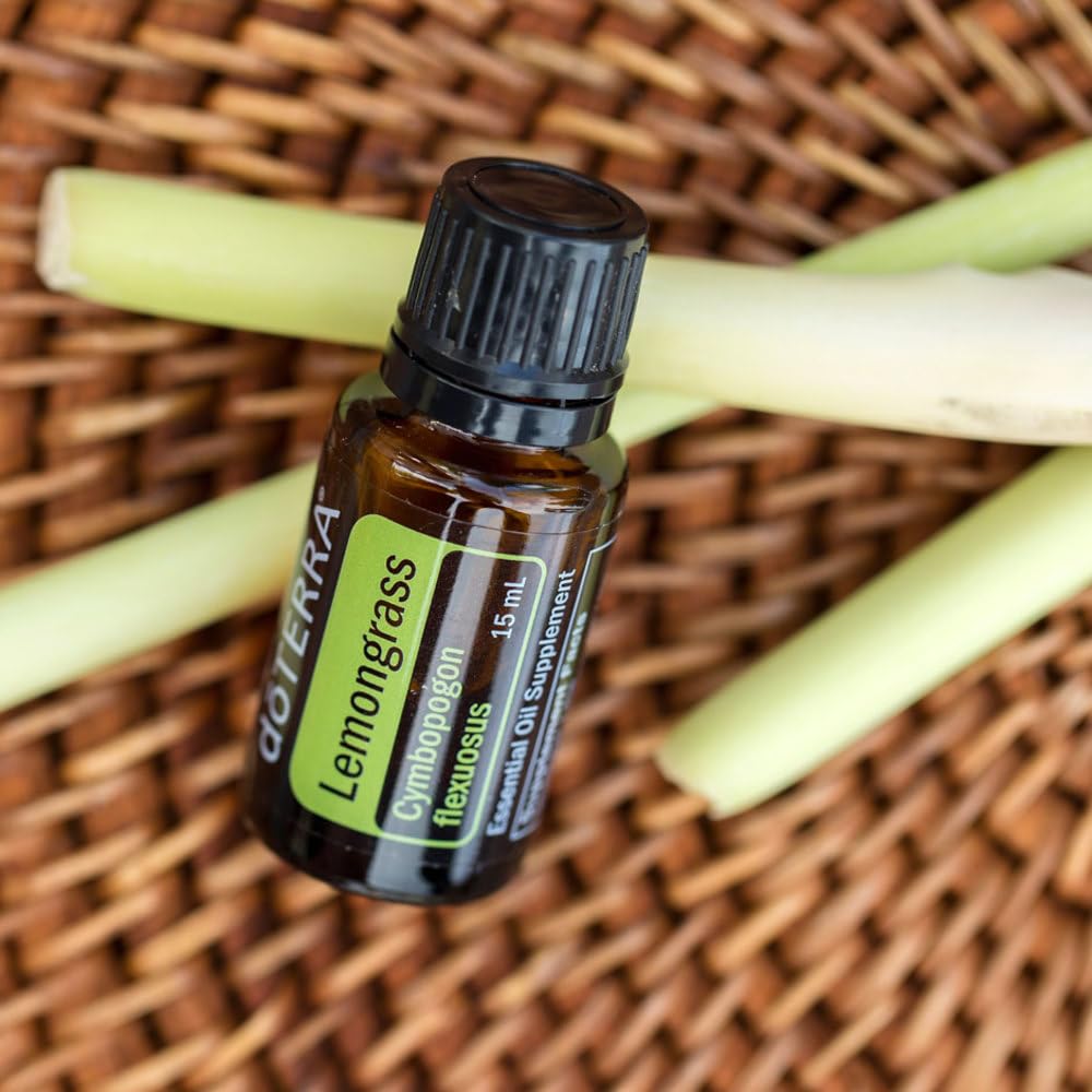 doTERRA Lemongrass Essential Oil 15 mL – Purifying & Uplifting