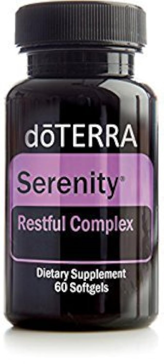 doTERRA Serenity Softgels Restful Complex - Lavender & L-Theanine, 60 Softgels