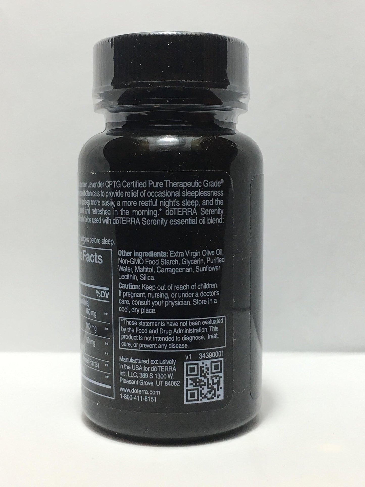 doTERRA Serenity Softgels Restful Complex - Lavender & L-Theanine, 60 Softgels