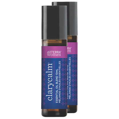 doTERRA Clary Calm Essential Oil Blend for Women - 10 ml (2 Pack) | Calming Mood Support
