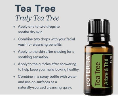 doTERRA Melaleuca (Tea Tree) Essential Oil - 15 mL