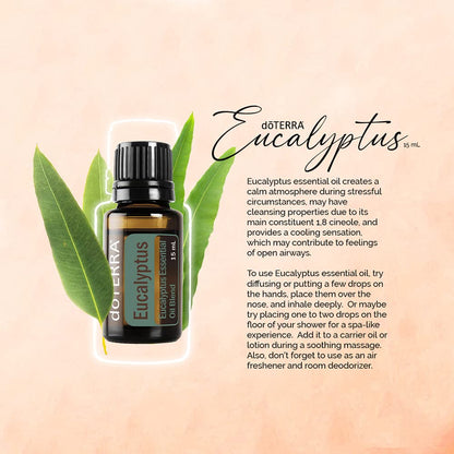 doTERRA Eucalyptus Radiata Essential Oil - 15 mL | Clear Breathing
