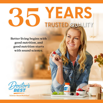 Doctor's Best High Absorption CoQ10 - Heart & Energy Support | 60 Veggie Softgels