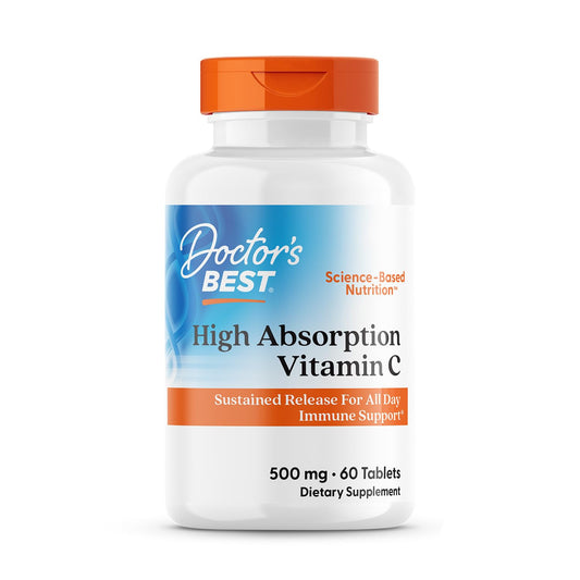 Doctors Best High Absorption Vitamin C with PureWay-C | 60 Tablets BritishVita | Premium UK Vitamins & Wellness Supplements