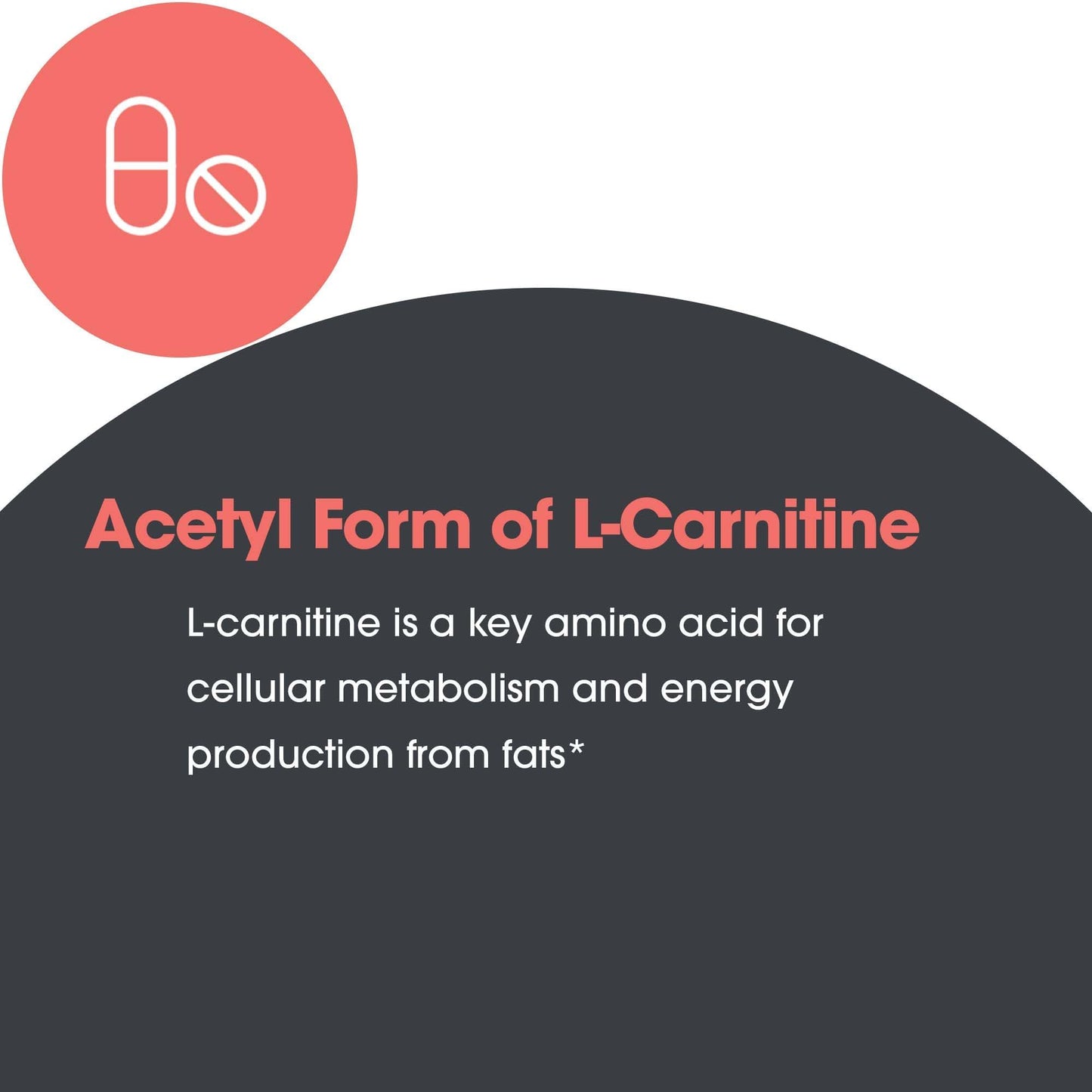 Allergy Research Group Acetyl-L-Carnitine 500mg – Metabolism & Energy Support, 100 Count