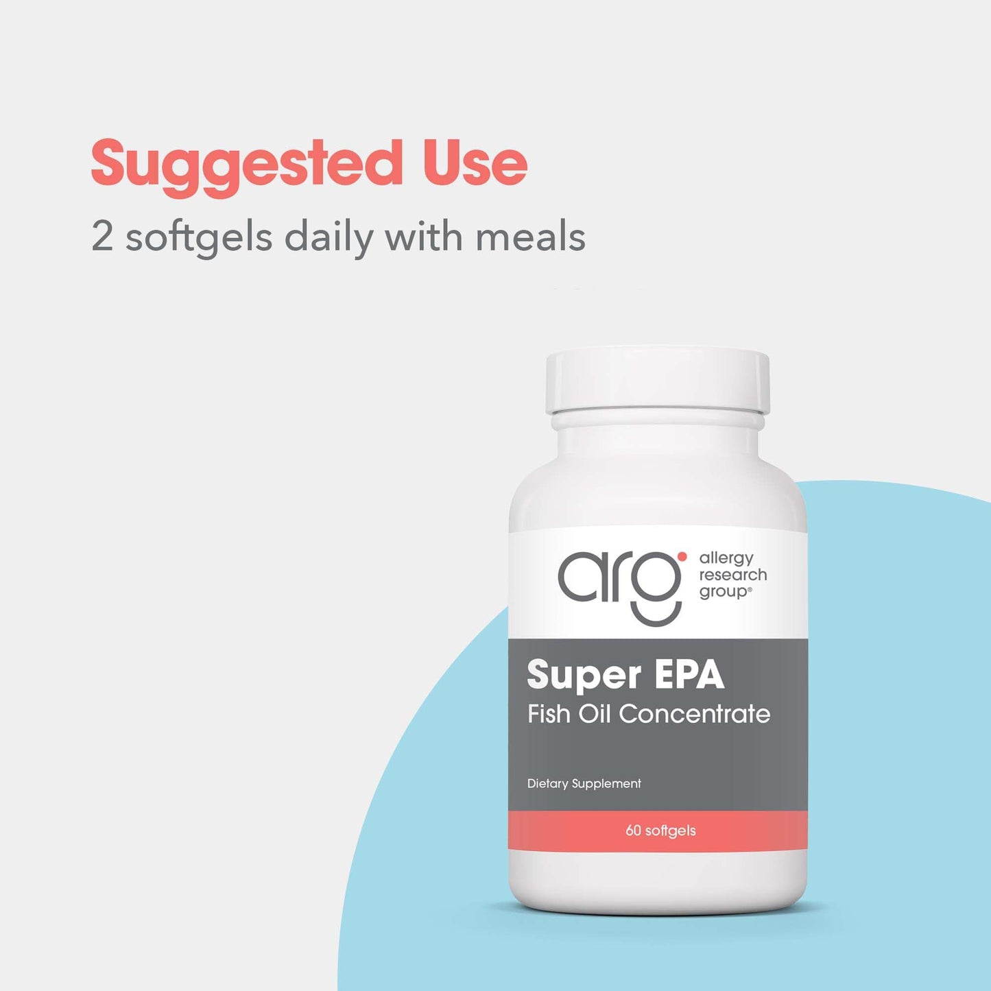 Allergy Research Group Super EPA - Omega-3 Fish Oil (EPA & DHA) | 60 Count
