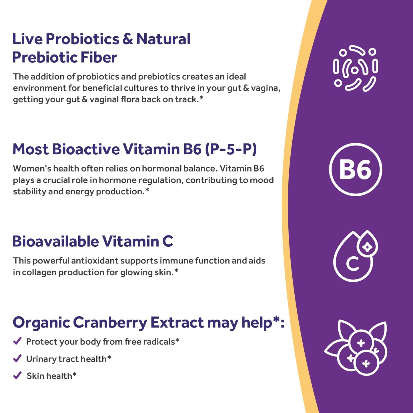 Doctor's Recipes Probiotics for Women – 100 Billion CFU, 18 Strains, Shelf-Stable