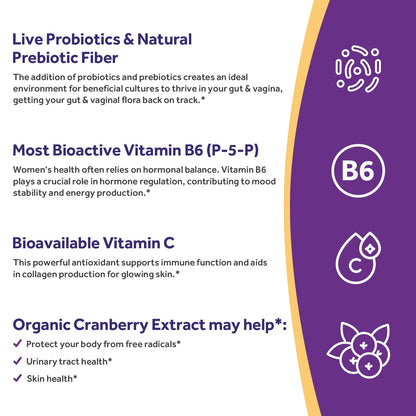 Doctor's Recipes Probiotics for Women – 100 Billion CFU, 18 Strains, Shelf-Stable