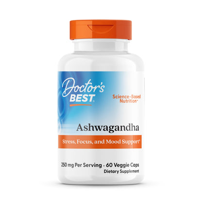 Doctor's Best Ashwagandha with Sensoril – 125mg, 60 Count