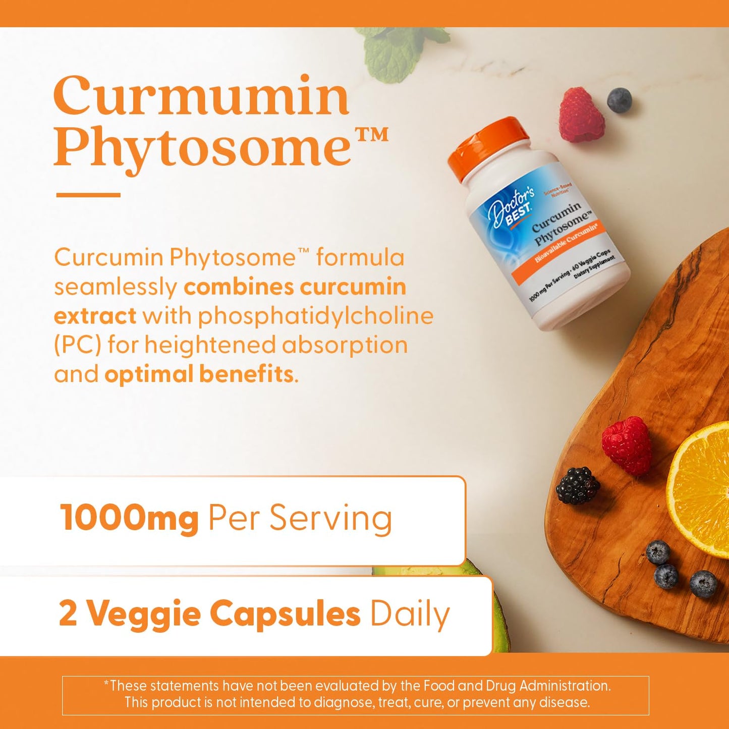 Doctors Best Curcumin Phytosome, Bioavailable Curcumin, Non-GMO, Gluten Free, Soy Free, Vegan 60 Veggie Caps