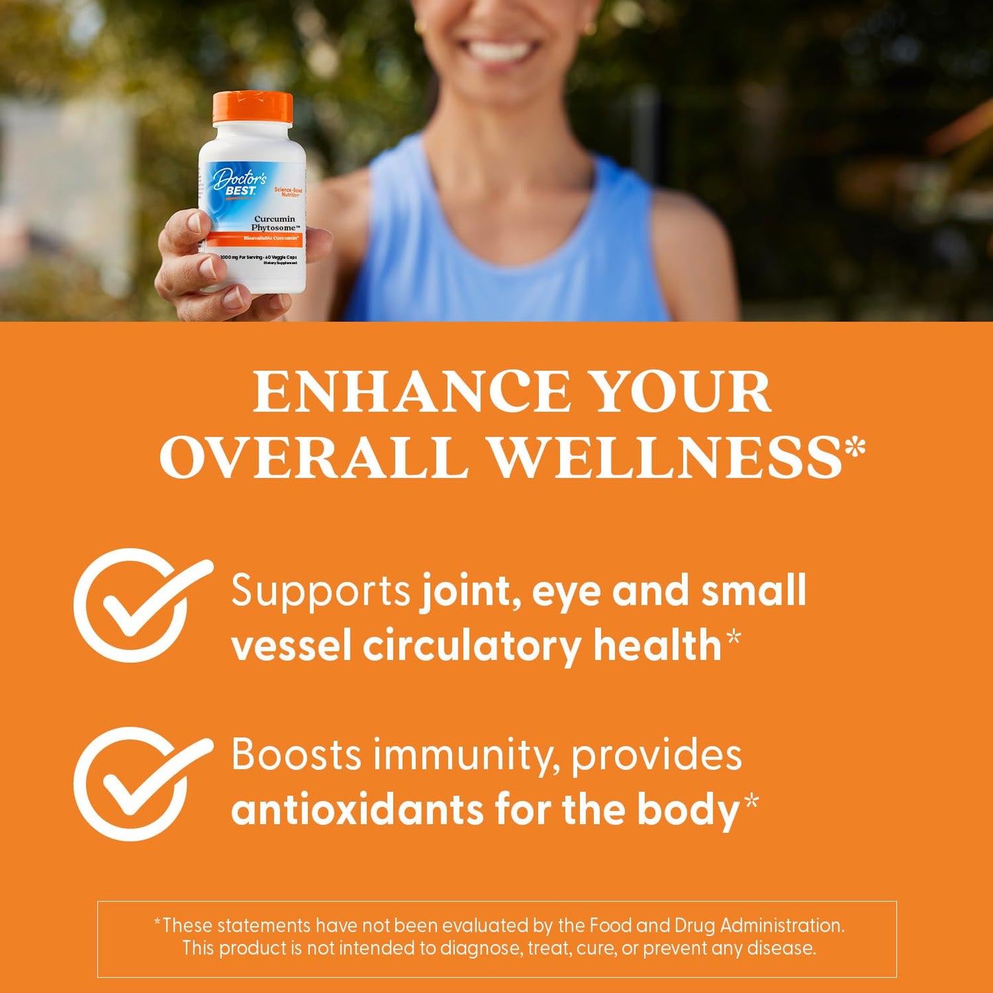 Doctors Best Curcumin Phytosome, Bioavailable Curcumin, Non-GMO, Gluten Free, Soy Free, Vegan 60 Veggie Caps