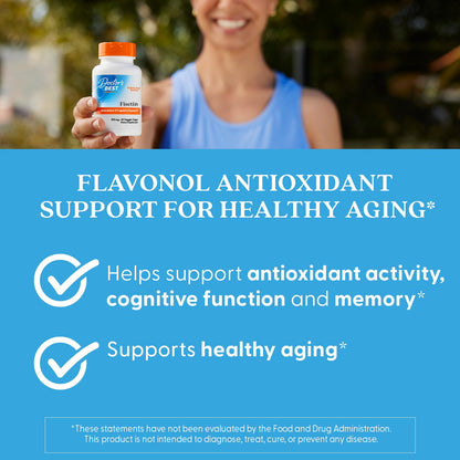Doctor's Best Fisetin with Novusetin – 100 mg, 30 Count (Non-GMO, Vegan)
