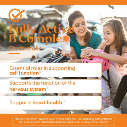 Doctors Best Fully Active B Complex – Energy & Cellular Support (30 Veggie Caps) | Vegan