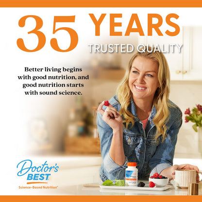 Doctors Best Fully Active B Complex – Energy & Cellular Support (30 Veggie Caps) | Vegan