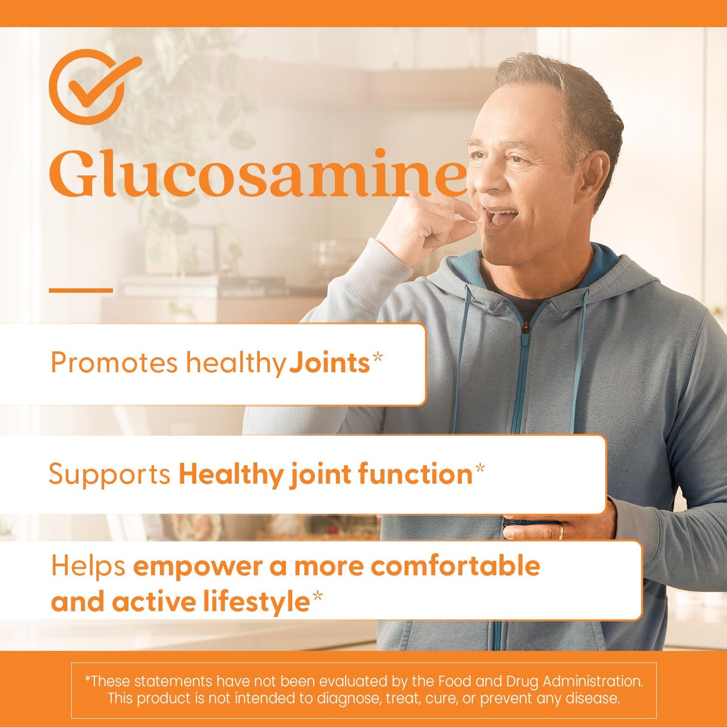 Doctor's Best Glucosamine 1500 mg – Joint Support, 180 Capsules, Non-GMO, Gluten Free, Soy Free
