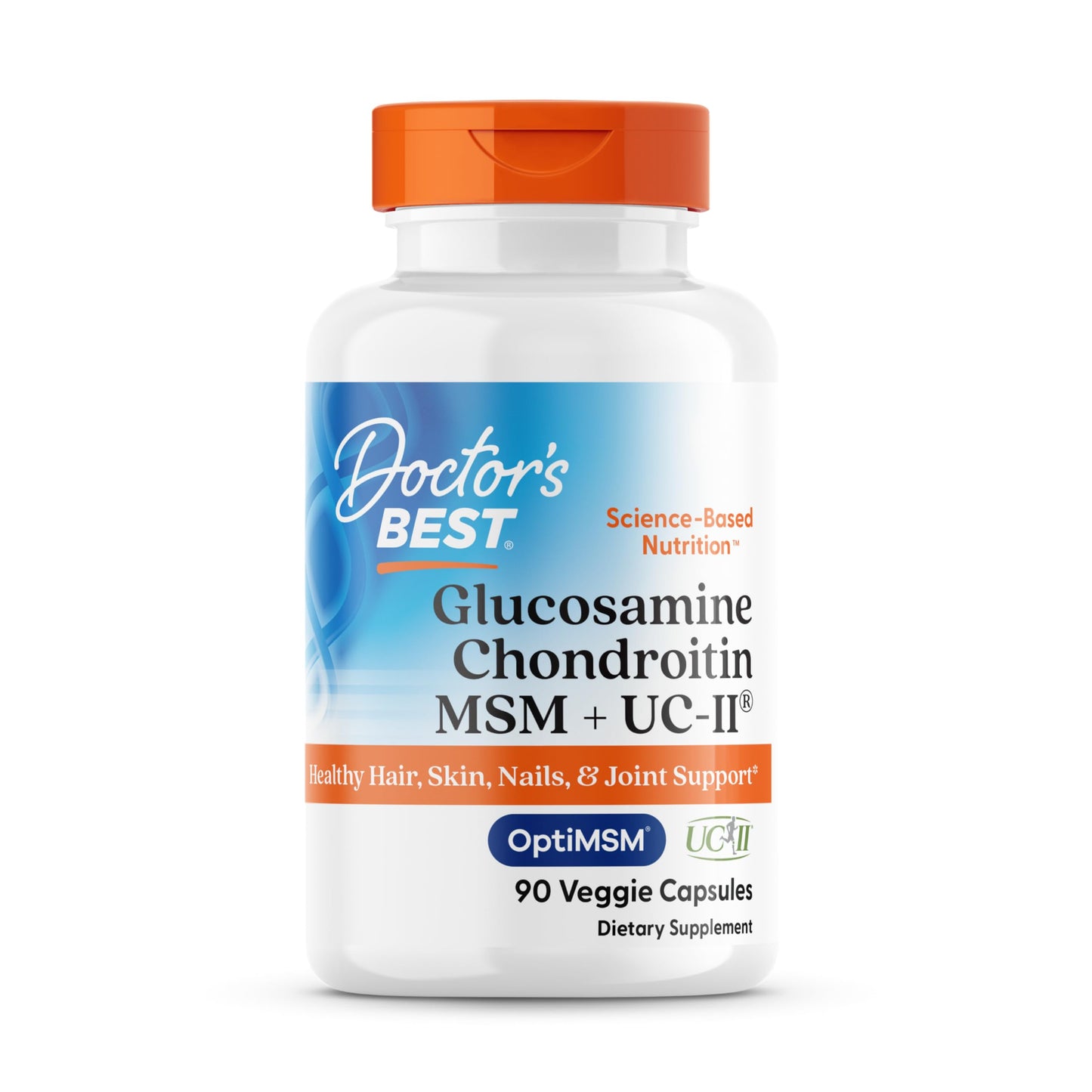 Doctor's Best Glucosamine, Chondroitin, MSM, UCII – Joint Health Support