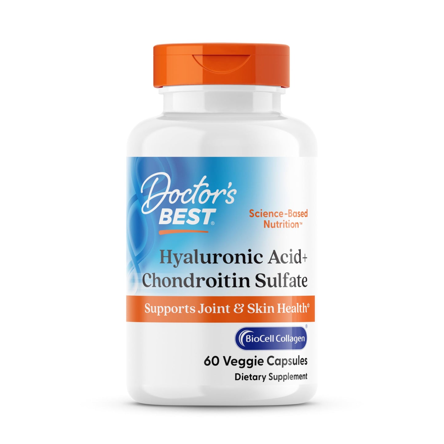 Doctor's Best Hyaluronic Acid + Chondroitin Sulfate | Joint & Skin Health