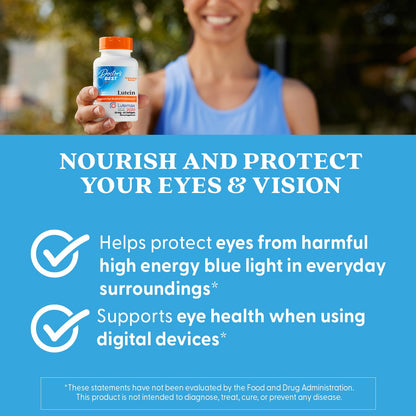 Doctors Best Lutein with Lutemax 20 mg - Supports Eye Health & Performance, Non-GMO, Gluten Free | 60 Softgels
