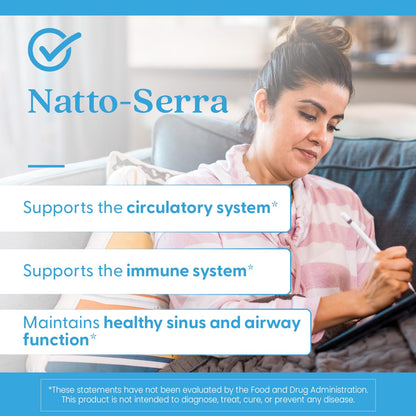 Doctor's Best Natto-Serra – Circulation & Immune Support, 90 Veggie Caps