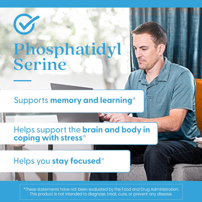 Doctor's Best Best Phosphatidylserine 100, 120-Count | Brain Support Supplement