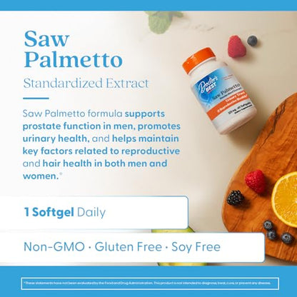 Doctor's Best Saw Palmetto Extract 320 mg Softgel Capsules | 60-Count