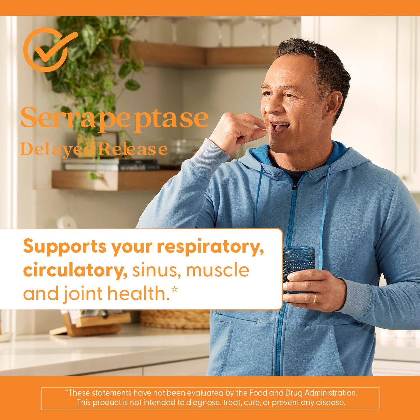 Doctor's BEST Serrapeptase 40,000 SPU – Supports Sinus Health, Vegan & Non-GMO, 90 Veggie Caps