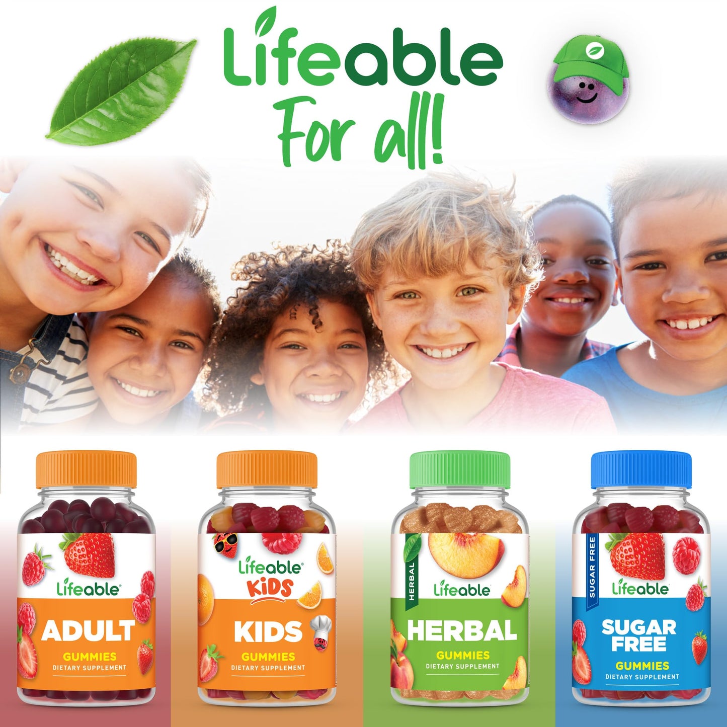 Doctors Finest Multivitamin Gummies for Kids – Vegetarian, GMO-Free & Gluten Free