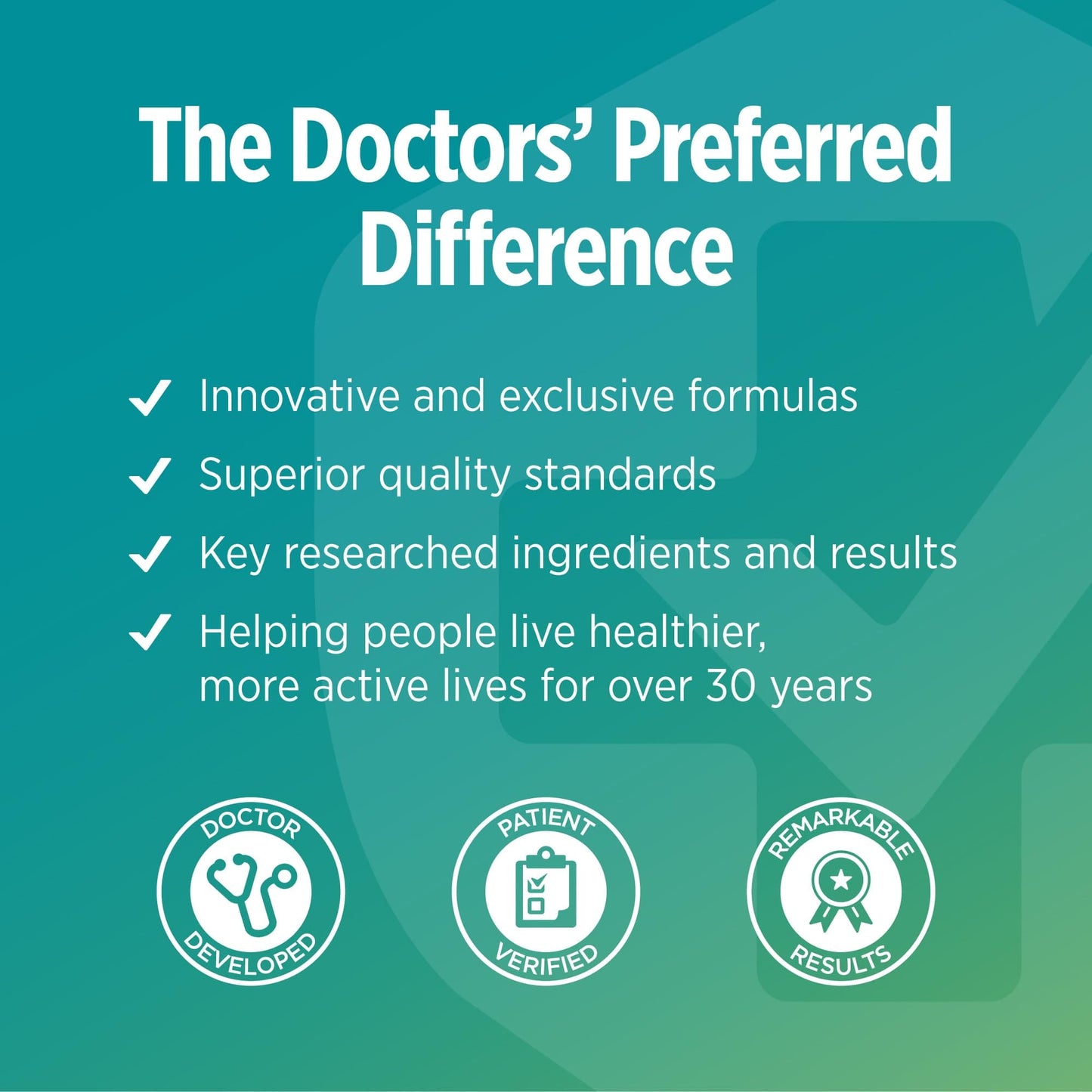 DOCTORS' PREFERRED Magnesium Glycinate Complex – 420 mg per Serving | Heart Health & Mood Support