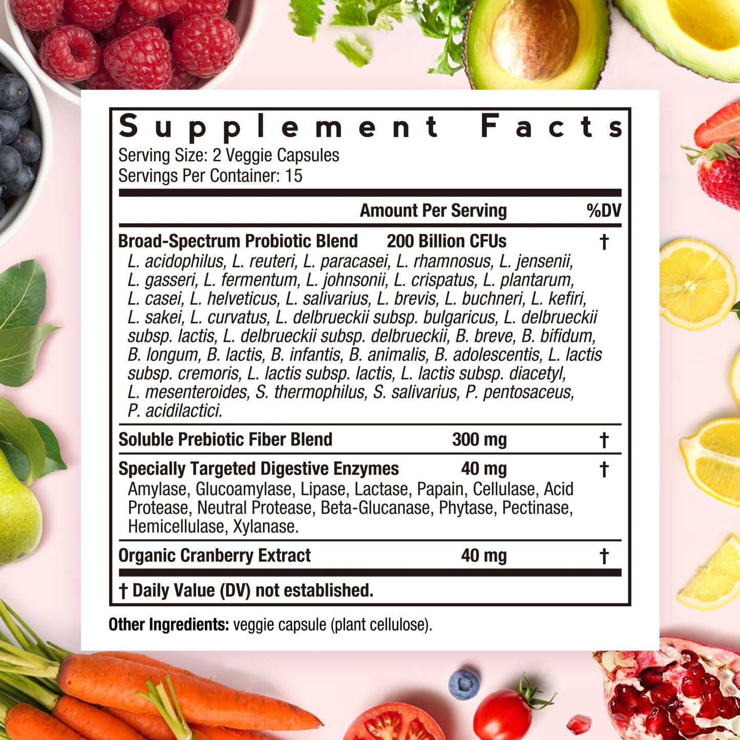 Doctor's Recipes Probiotics for Women – 200B CFUs, 36 Strains, 30 Caps