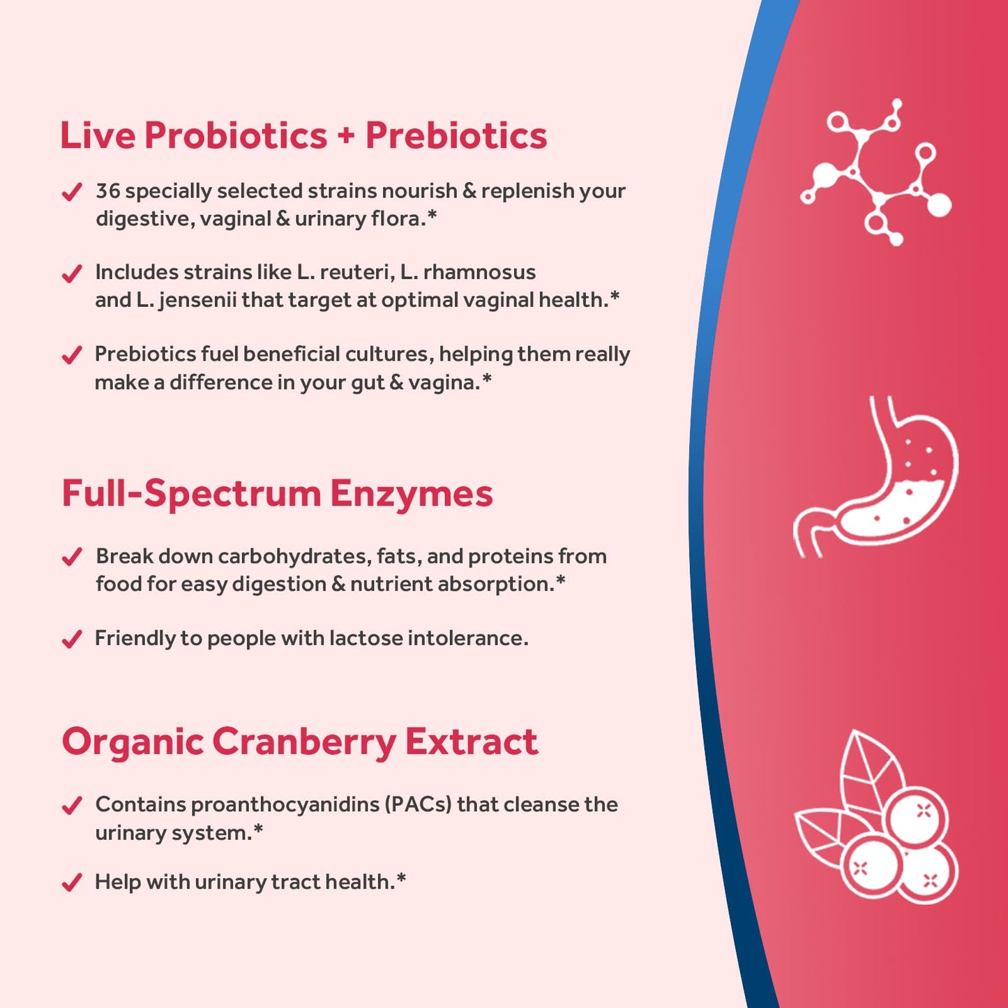 Doctor's Recipes Probiotics for Women – 200B CFUs, 36 Strains, 30 Caps