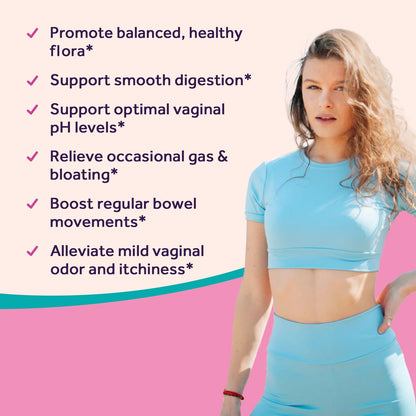 Doctor's Recipes Women's Probiotics — 70B CFU, 10 Strains, Organic Prebiotics, Digestive & Vaginal Health