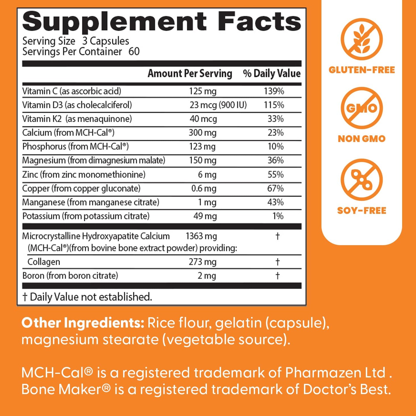 Doctors Best Calcium Bone Maker Complex | Broad Spectrum Bone Health