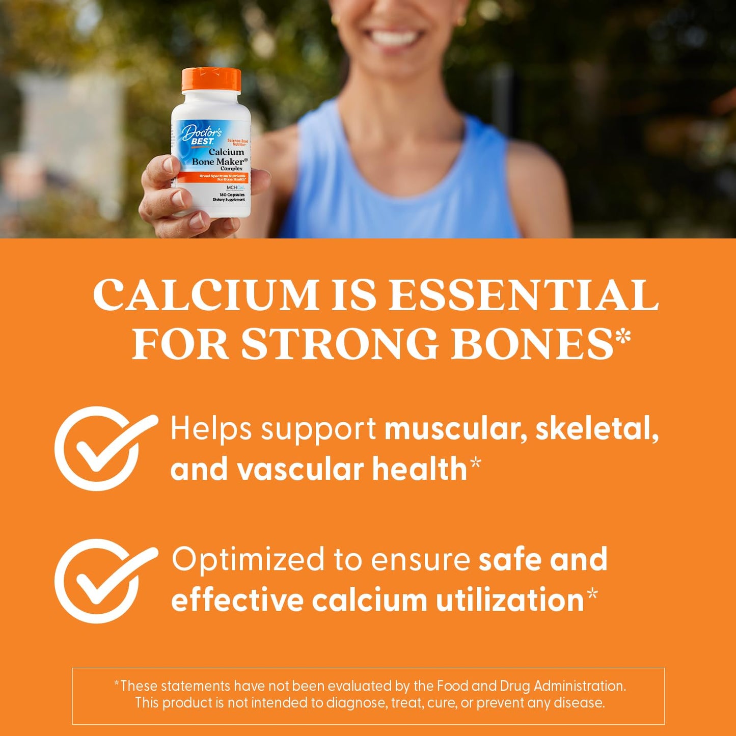 Doctors Best Calcium Bone Maker Complex | Broad Spectrum Bone Health
