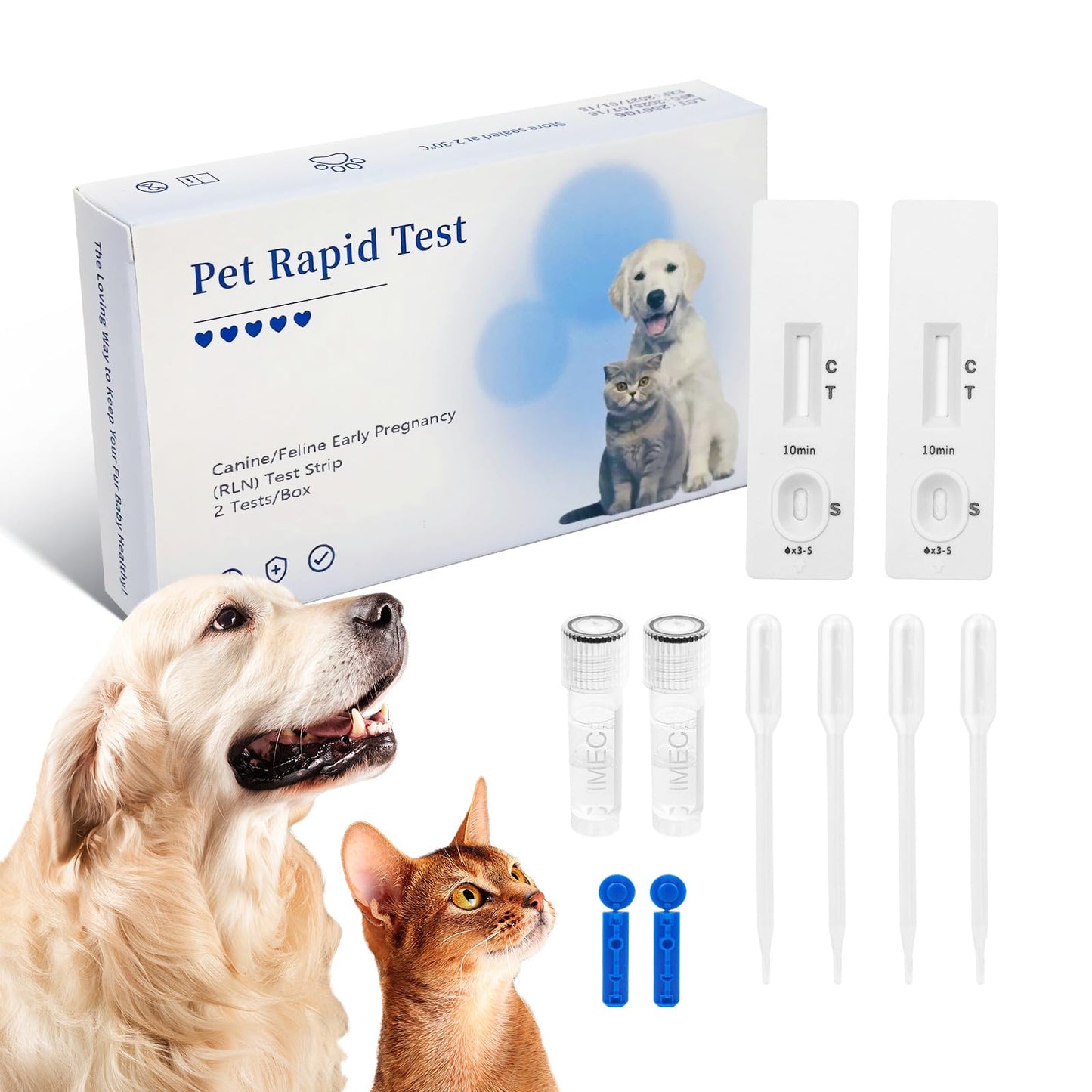Dog & Cat Pregnancy Test Kit – 5-10 Min Results, High Accuracy