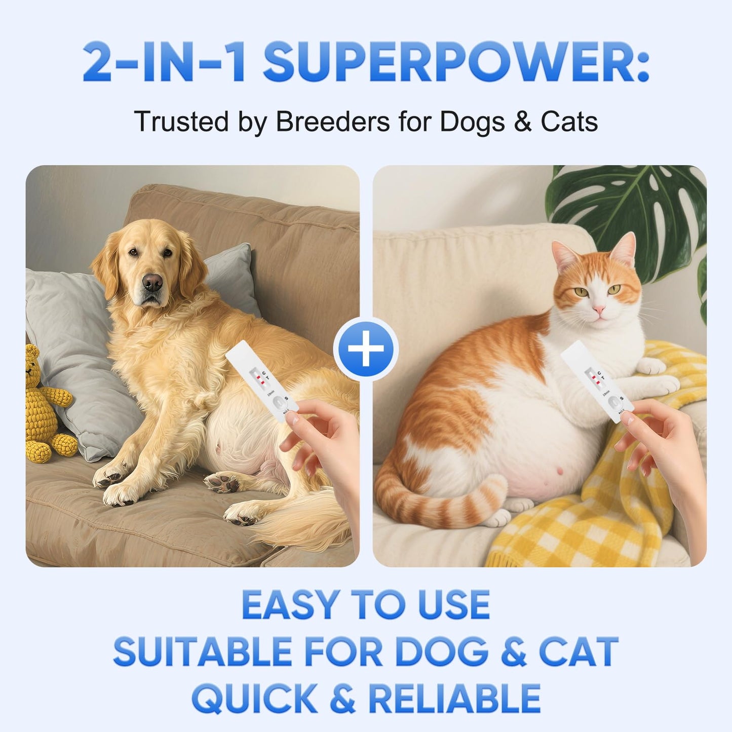 Dog & Cat Pregnancy Test Kit – 5-10 Min Results, High Accuracy
