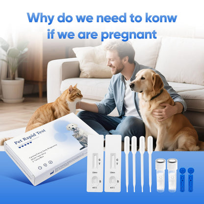 Dog & Cat Pregnancy Test Kit – 5-10 Min Results, High Accuracy