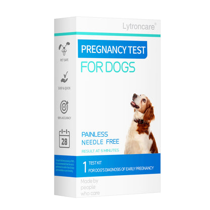 Dog Pregnancy Test Kit at Home - No Blood Draw, 5-Min Results, 98% Reliable