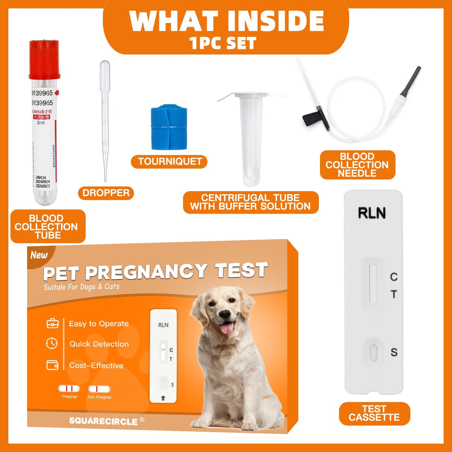 Dog Pregnancy Test Kit at Home – Early Detection, Fast & Accurate