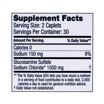 DONA Crystalline Glucosamine Sulfate 750 mg – Joint Health & Knee Comfort, 60 Count BritishVita | Premium UK Vitamins & Wellness Supplements