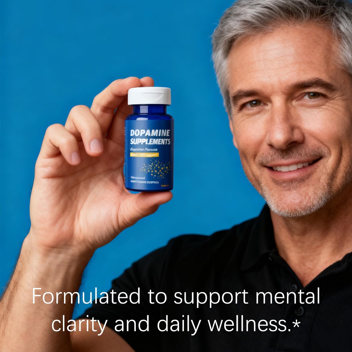 Dopamine Brain Food Supplement - Enhanced Focus, Mental Clarity & Brain Energy (60 Capsules)