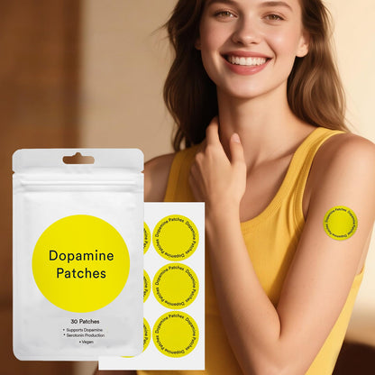 Dopamine Patches – 60 Vegan Plant-Based Patches for Women & Men, Advanced & Convenient
