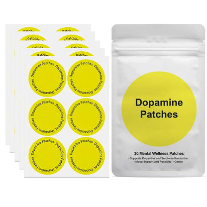 Dopamine Patches – 30 Vegan Mood Support Patches for Daily Use