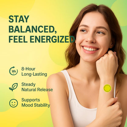 Dopamine Patches – 30 Vegan Mood Support Patches for Daily Use