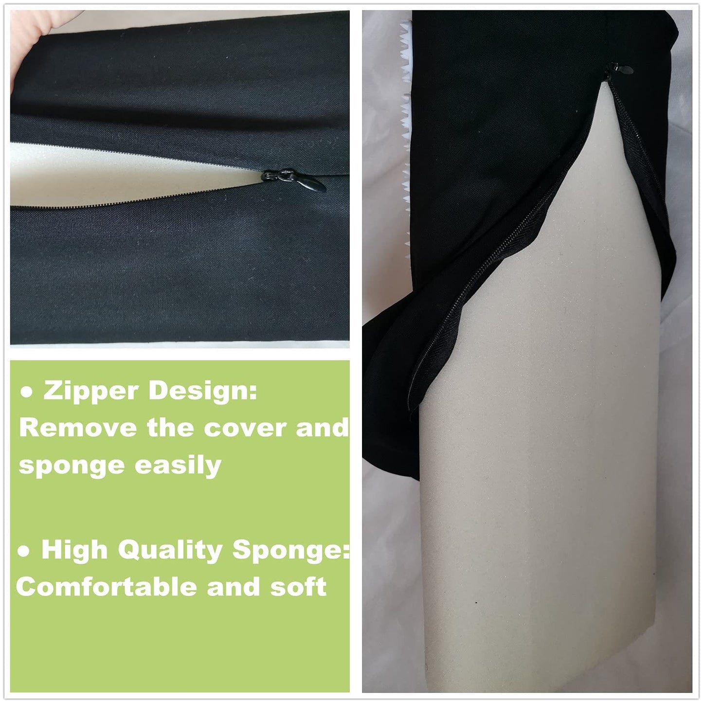 DoroSun Acupressure Massage Pillow – Neck, Back & Head Pain Relief (Black)