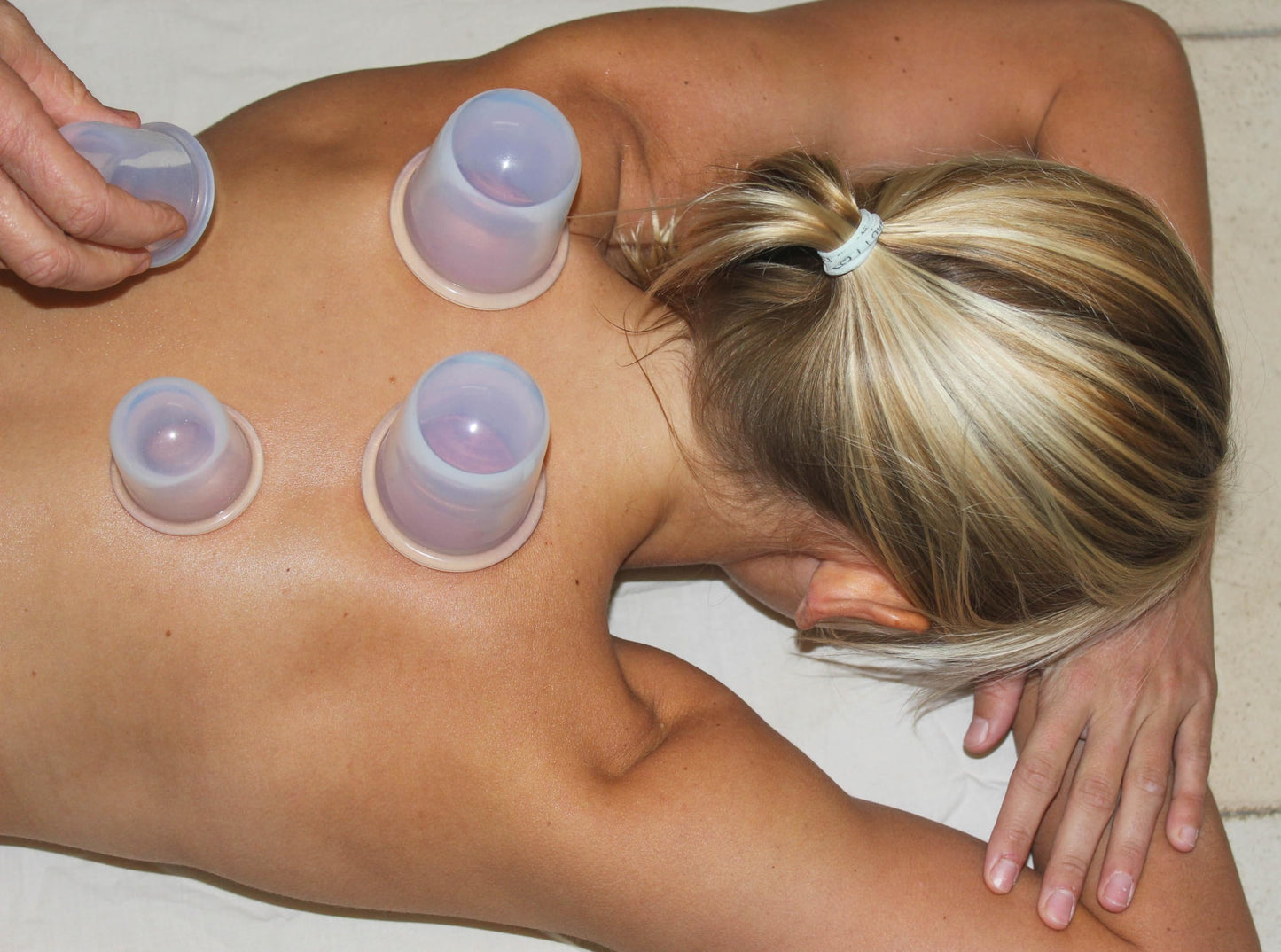 DoSensePro Cupping Kit - Silicone Massage Therapy Cups (4 cups: 2 XL & 2 L)