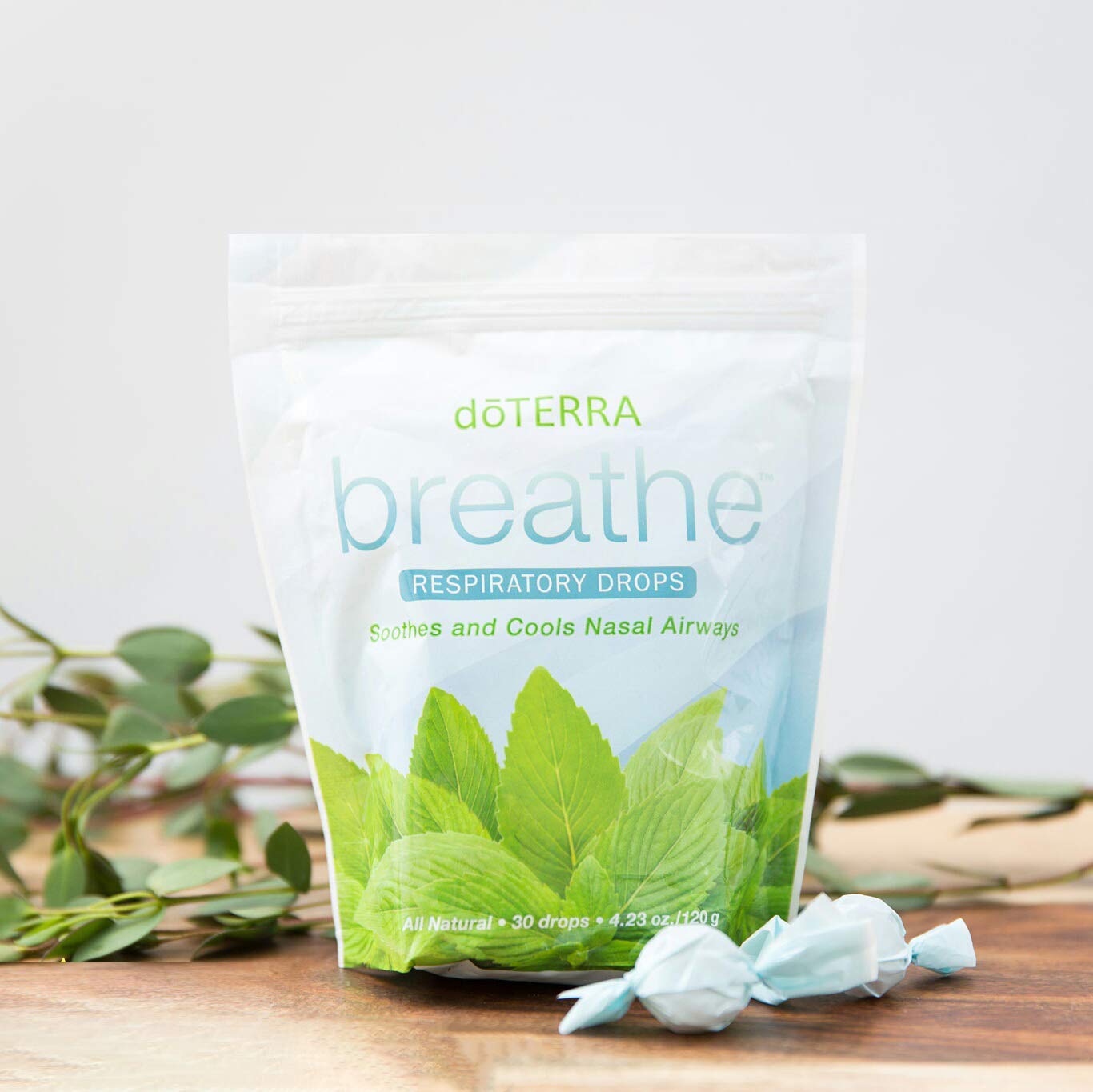 doTERRA Breathe Respiratory Drops 30 Count (2 Pack) – CPTG Essential Oils for Clear Airways