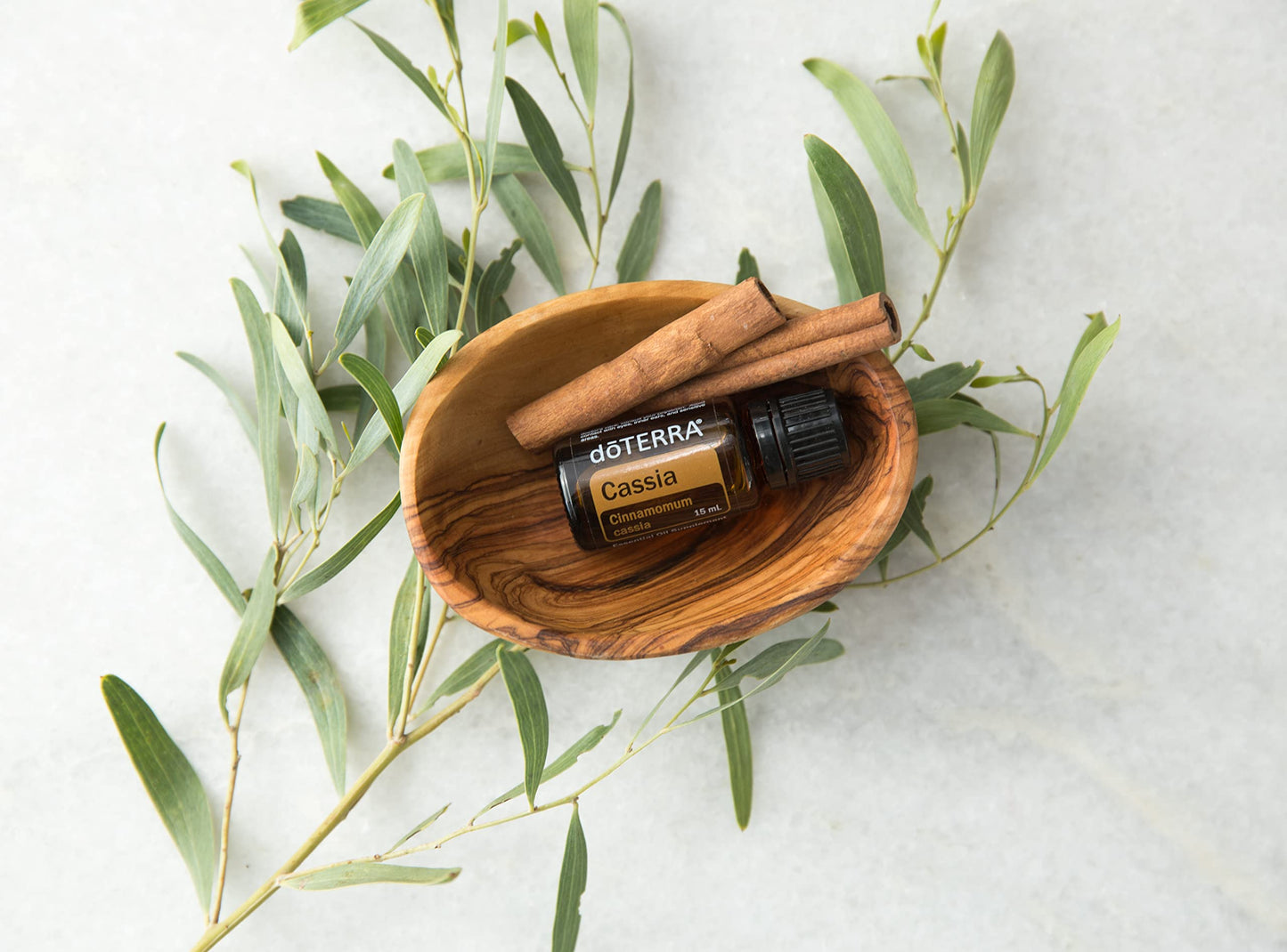 doTERRA Cassia Essential Oil 15 mL – Warming Spice for Diffusing & Cooking
