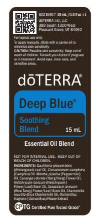 doTERRA Deep Blue Essential Oil Soothing Blend 5 ml (2 Pack)