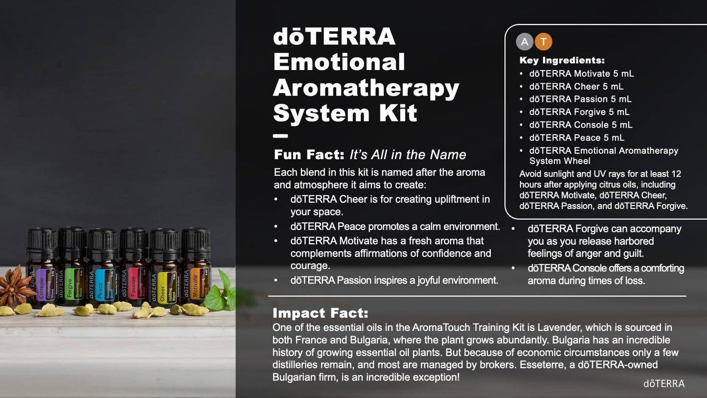doTERRA Emotional Aromatherapy System Kit – 6 in 1 Bundle
