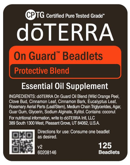 doTERRA On Guard Beadlets 125 ct – Immune Support